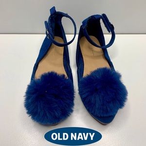 Old navy blue flats